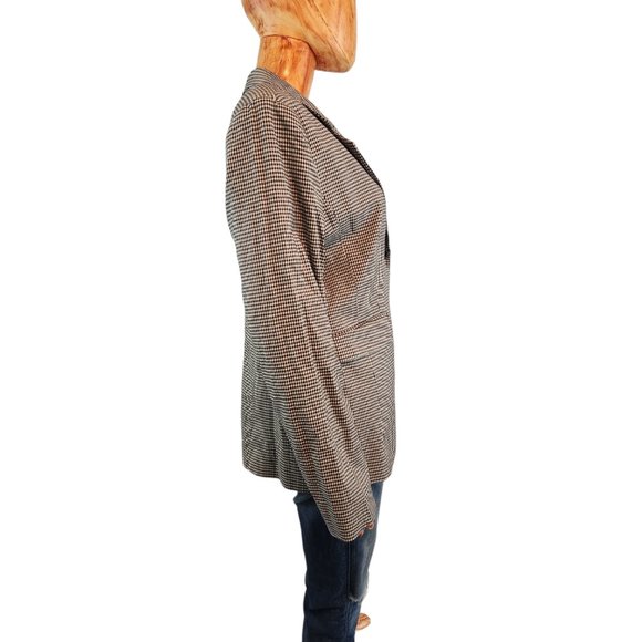 LEWIT black and white micro check blazer - Picture 5 of 10